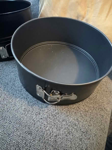 Photo of free 3 spring form cake tins (Newton Leys MK3) #2