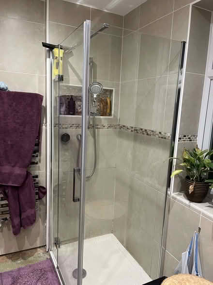 Photo of free Frameless shower screen and tray - 900x760 (Tunbridge Wells N. TN2) #2