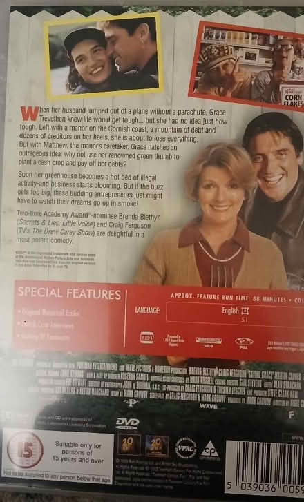 Photo of free Saving Grace comedy film DVD, starring Brenda Blethyn (South Croydon CR2) #2
