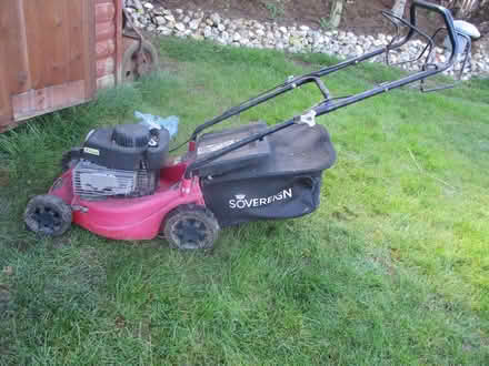Photo of free old petrol lawn mower (Bracklesham PO20) #1