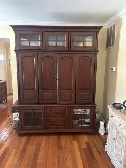 Photo of free Large wooden entertainment center (Annandale, Wakefield area) #1