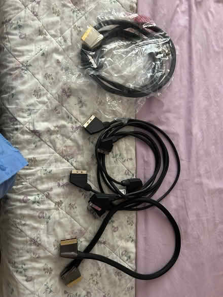 Photo of free Old scart leads (Llandudno Junction LL31) #1