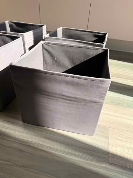 Photo of free IKEA fabric storage cubes x4 (Elsenham CM22) #2