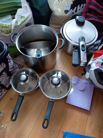 Photo of free Pots, pressure cooker (Ballinteer) #1