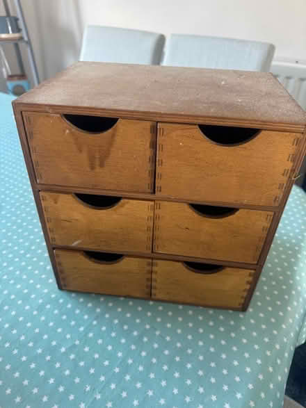 Photo of free Small wooden craft box with drawers (Hale End E4) #1