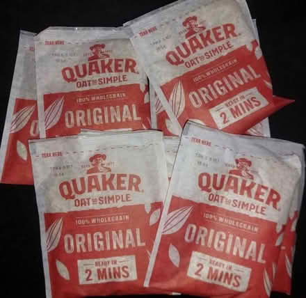Photo of free 8 sachets Quaker instant oats (Wrose BD2) #1