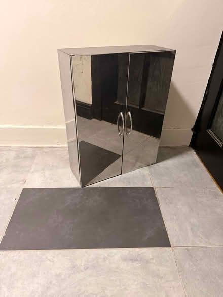 Photo of free Stainless Steel 2 Door Mirrored Cabinet (West Midlands B42) #1