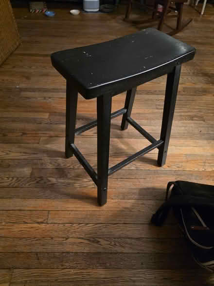 Photo of free black medium to short bar stool (Near Downtown Ypsilanti) #1