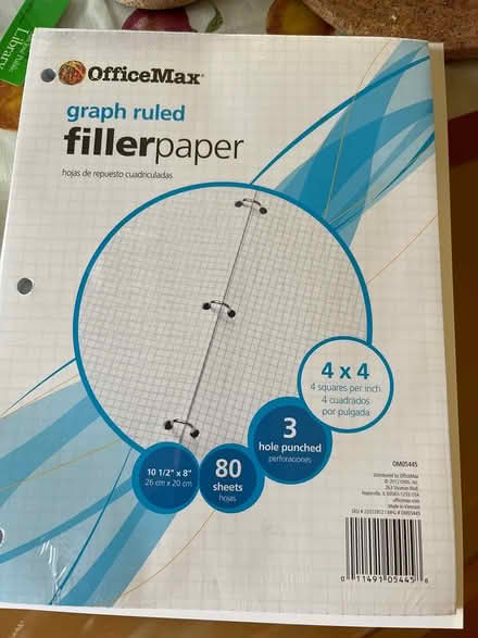 Photo of free Graph ruled filler paper (Saratoga Village) #1