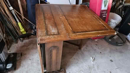 Photo of free Dual leaf oak dining table (Presteigne LD8) #3