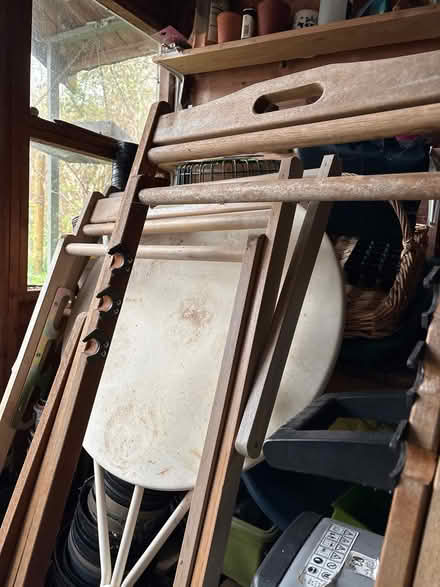 Photo of free Two deckchair frames (Fairfield Park) #1