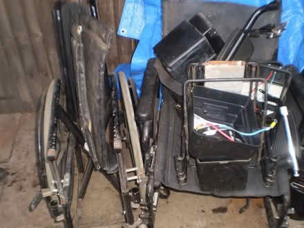 Photo of free 2 x Wheelchairs spares/repair, 1 electric 1x Manual (Oxton CH43) #1