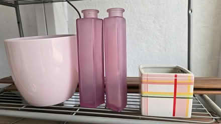 Photo of free Pink vases & pots (Forest Glen) #3