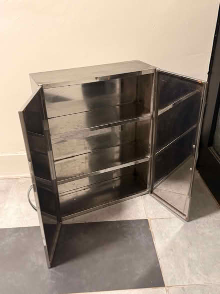 Photo of free Stainless Steel 2 Door Mirrored Cabinet (West Midlands B42) #2