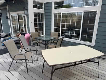 Photo of free Outdoor Tables/Chairs (Lafayette) #1