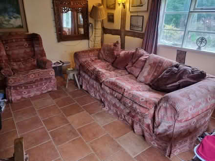 Photo of free Sofa and armchair (Tirley GL19) #1