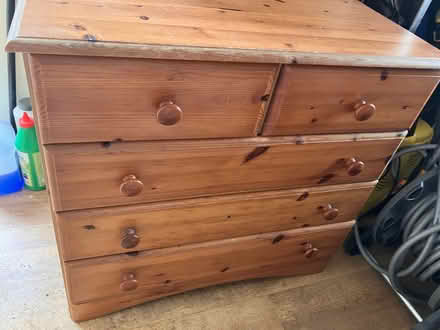 Photo of free Pine chest of drawers (Warton LA5) #3