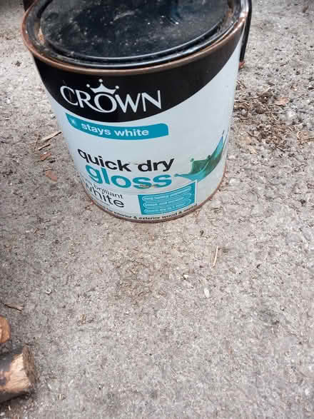 Photo of free gloss paint, white (Bare LA4) #1