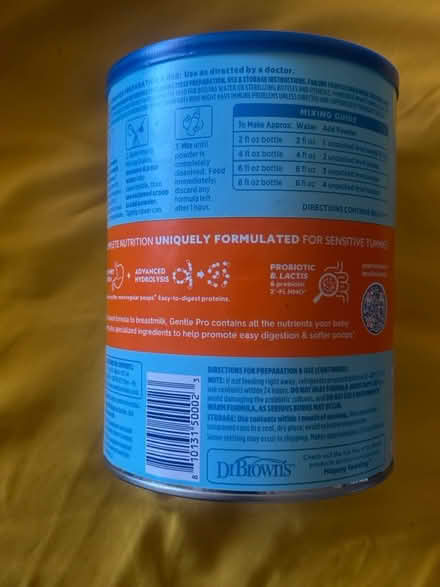 Photo of free Dr Brown’s Gentle Pro Baby Formula (I live in Kew Gardens) #2