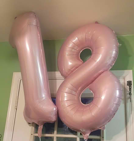 Photo of free Pink helium balloons (Montclair) #1