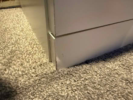 Photo of free White dresser 3x drawers (Dales Brow M27) #3