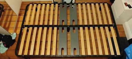 Photo of free Small Double Metal Bed with Slats (Ranelagh) #2