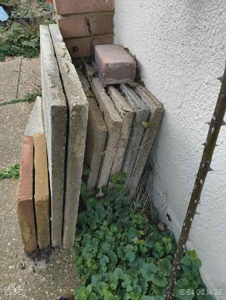 Photo of free Patio slabs (Basildon SS143P3 SS14) #2