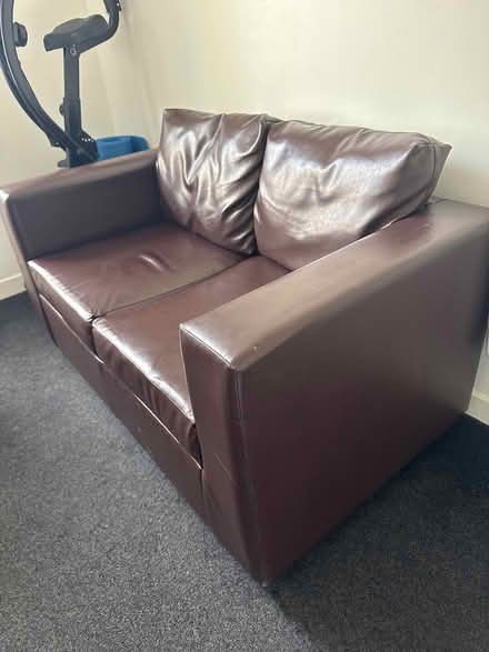 Photo of free Leather sofa, excellent condition (George St PH1) #2