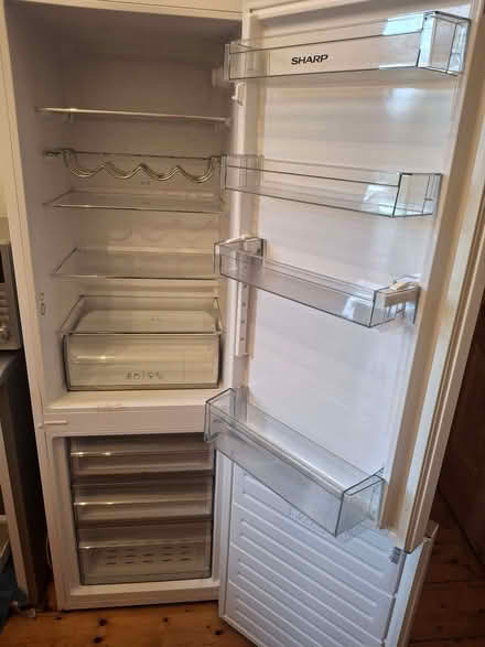 Photo of free Sharp freestanding fridge freezer (Greaves LA1) #1