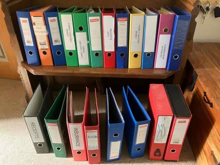 Photo of free 18 levers-arch files and 2 box files (Little Herberts GL53) #1