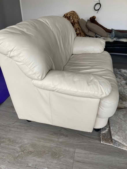 Photo of free Cream sofa (Bushey Village WD23) #1