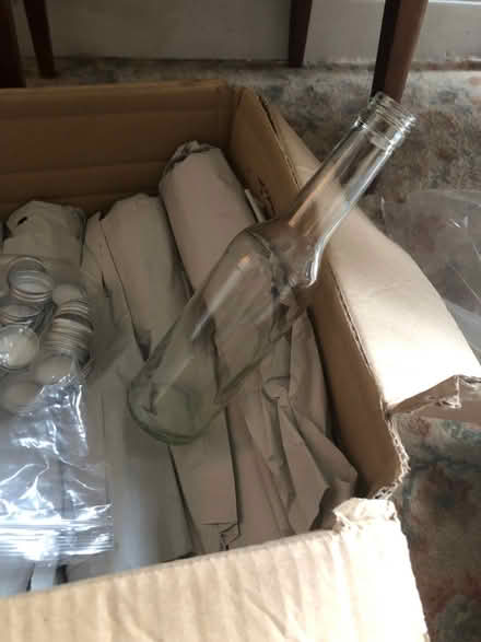 Photo of free Sauce bottles and lids unused (Cheadle Heath SK3) #1