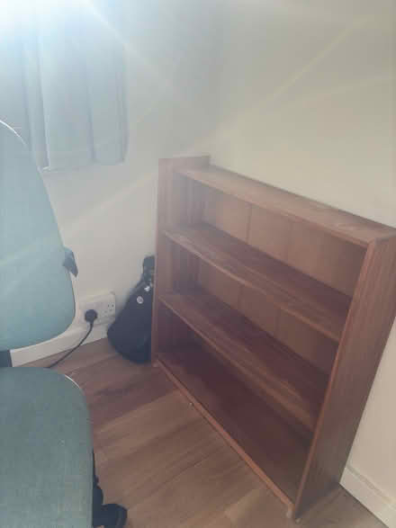 Photo of free Small wood bookshelf (Marston OX3) #1