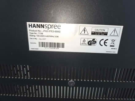 Photo of free 37" Hannspree LCD TV (DA5) #2