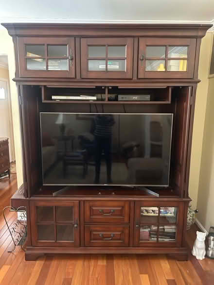 Photo of free Large wooden entertainment center (Annandale, Wakefield area) #2