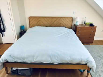 Photo of free Super king bed frame + mattress (Marston OX3) #1