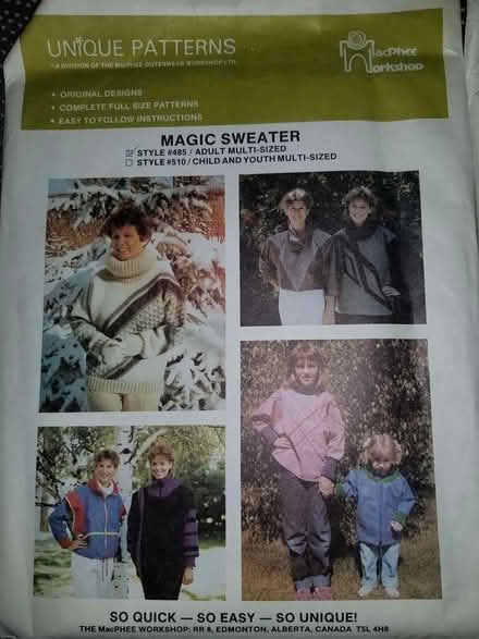 Photo of free Sewing pattens (Centrepointe) #2