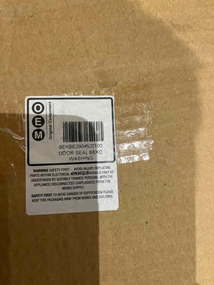Photo of free Beko washing machine rubber seal (Forest Hill, SE23) #2