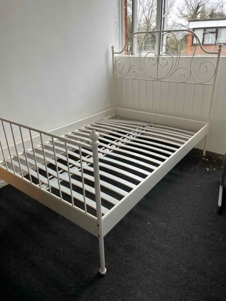 Photo of free Double bed with mattress (Roehampton SW15) #2