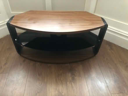Photo of free Dark wood and glass TV unit (Cavendish DE23) #1