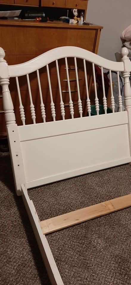 Photo of free Twin bed frame with side rails (Farmington Hills) #1