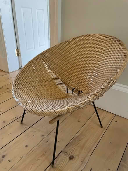 Photo of free Wicker chair (Battlefield, Glasgow) #1