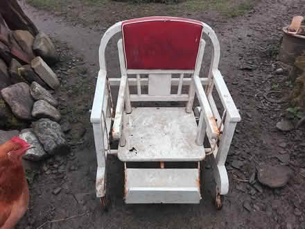 Photo of free Vintage chair/highchair (Near Newtown, Powys LD1) #1