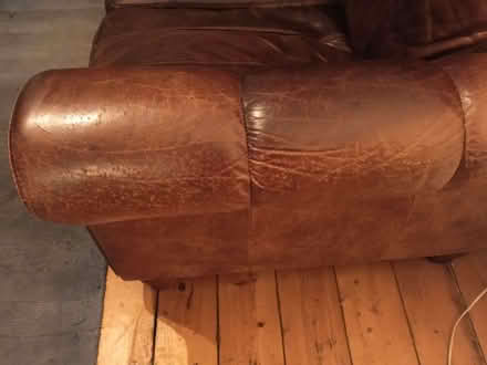 Photo of free 3 Seater Leather Sofa (CT9) #3