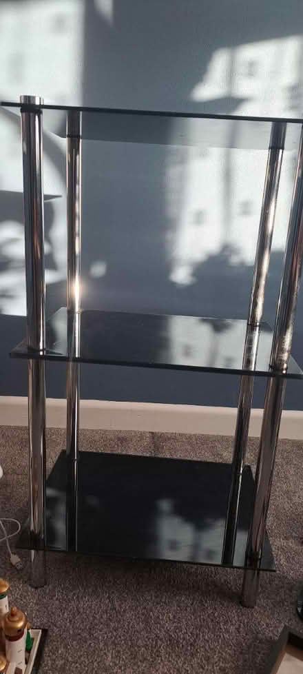 Photo of free Black and silver small glass unit (south ham basingstoke RG22) #2