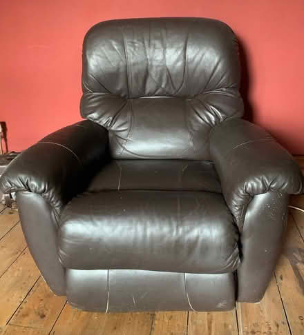 Photo of free Leather Recliner chair (Hulme M16) #2