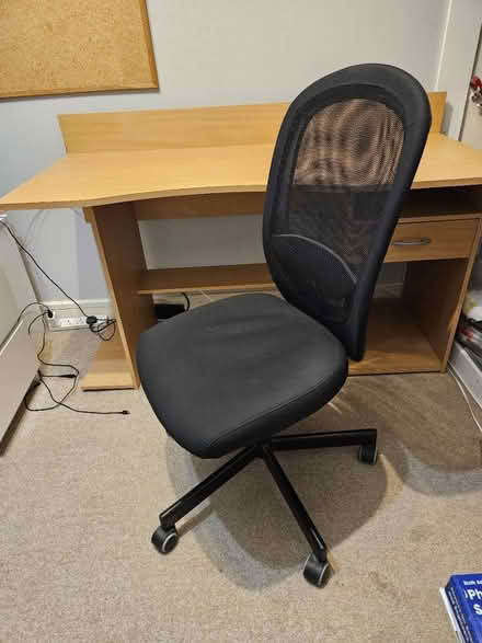 Photo of free Desk and office chair (Kendal) #3