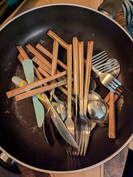 Photo of free Pan and cutlery (Richmond, TW9) #2