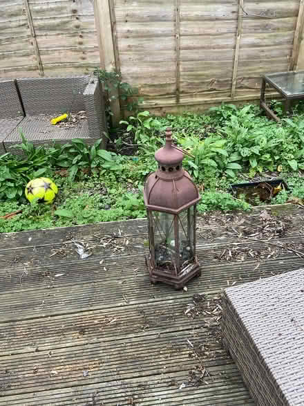 Photo of free Old garden lantern for home project (SE153BS) #1
