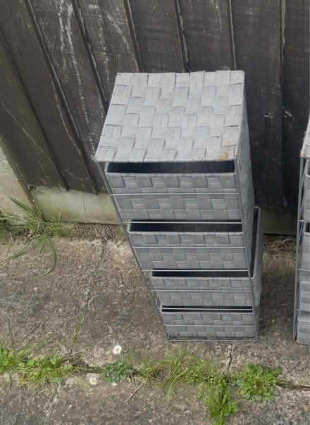 Photo of free Tall Basket Shelf Pair (South Ockendon RM15) #1